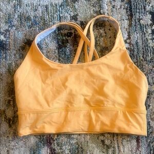 Lululemon Athletica orange Sports Bra